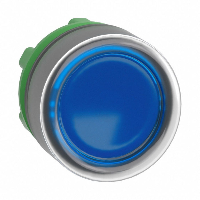 Flush Push Button Blue No Lamp 22mm