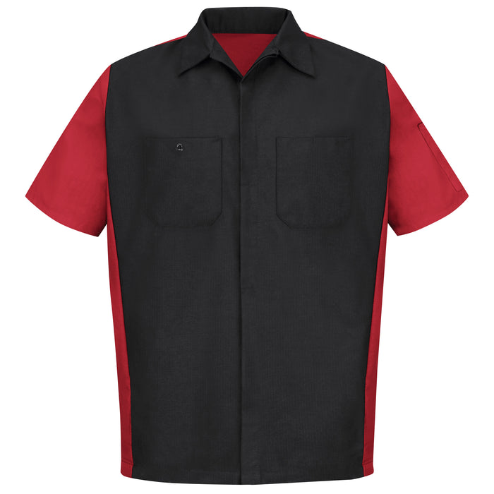 Men's Short Sleeve Two-Tone Crew Shirt