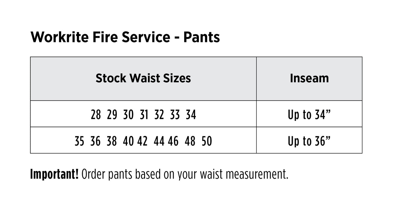 Men's Classic Firefighter Pant (Full Cut)