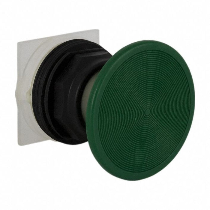 Mushroom Head Push Button Green 30mm