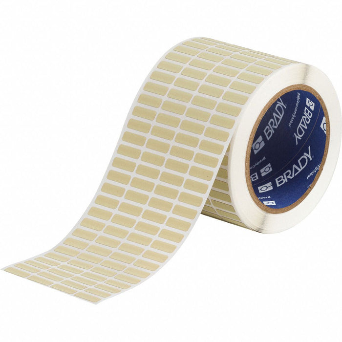Pre-Cut Label Stock Roll Yellow Matte