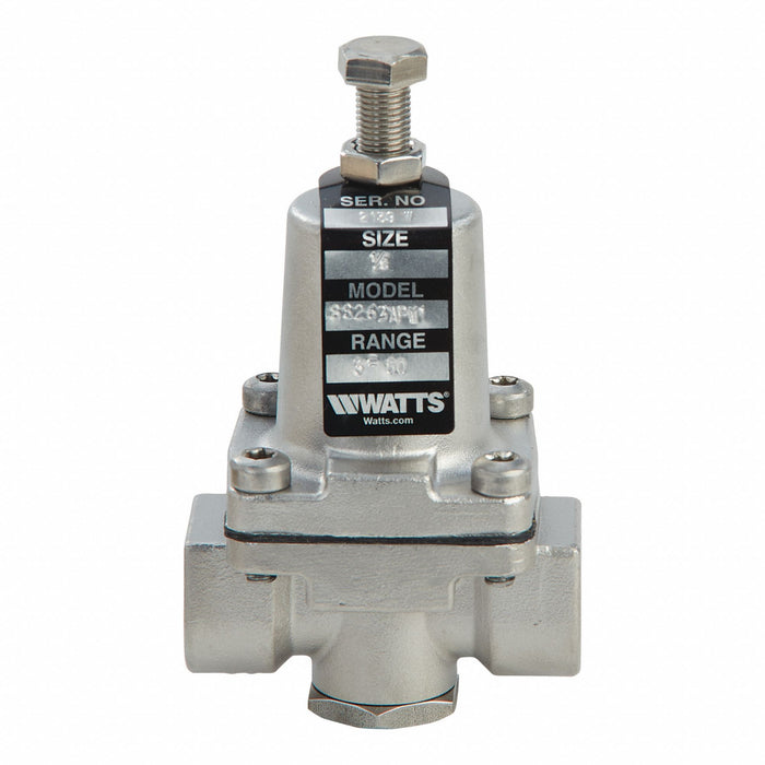 Pressure Regulator 1/2 In 100 to 300 psi
