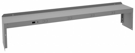 E3942 Electrical Shelf Riser 72x10-1/2x12 Gray