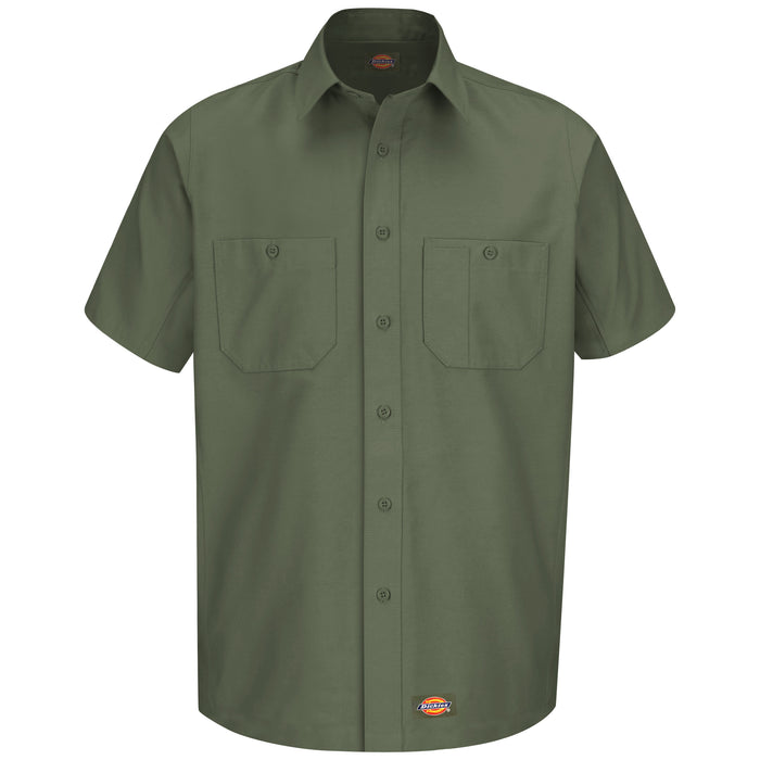 Men's Canvas Short-Sleeve Work Shirt