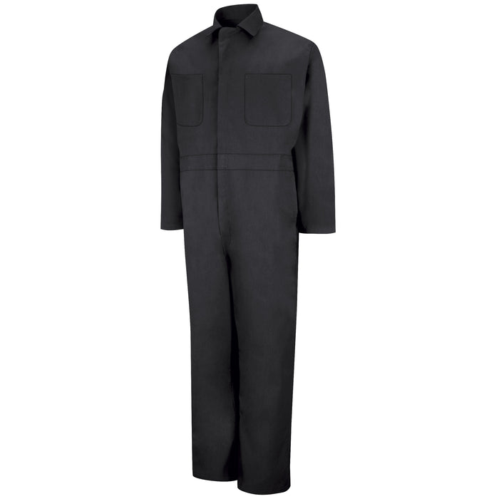 Twill Action Back Coverall with Chest Pockets