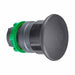 H6952 Mushroom Head Push Button Black 22mm