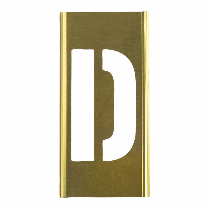 Individual Stencil Letter Brass