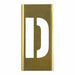 Individual Stencil Letter Brass