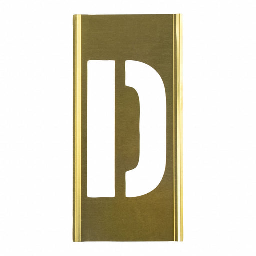 Individual Stencil Letter Brass
