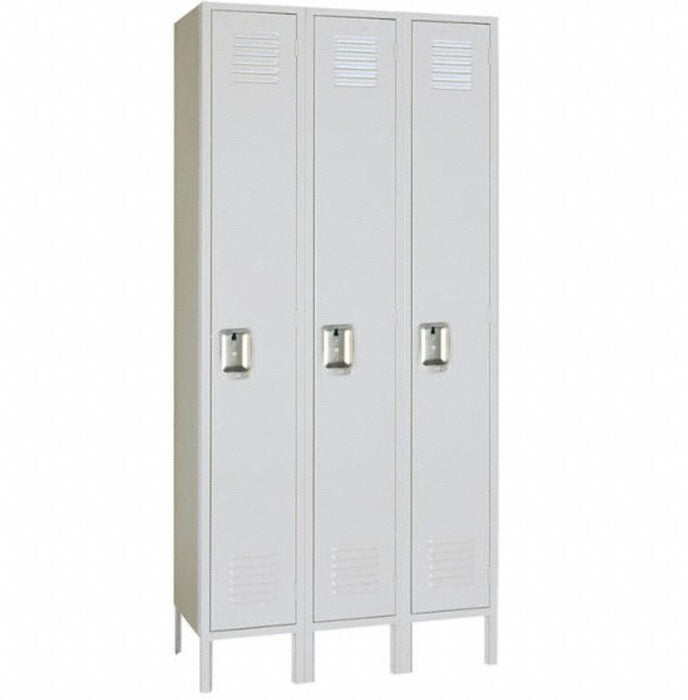 Lckr 1x3Lckr Mnrl Gry 66 x36 x18 UnAssm