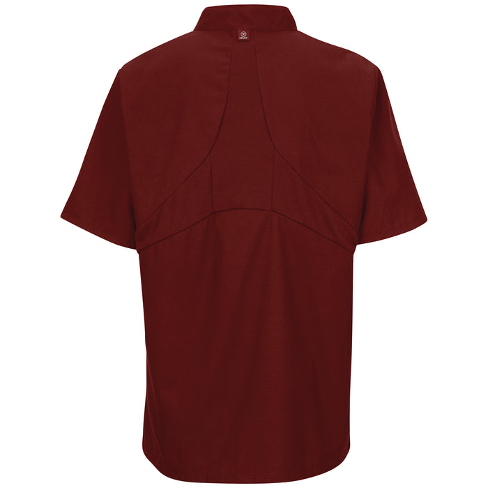 Women's Short Sleeve Chef Coat with OilBlok + MIMIX®