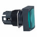 Flush Push Button Green No Lamp 16mm