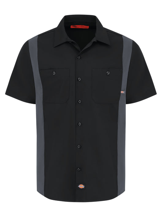 Men's Industrial Color Block Short-Sleeve Shirt
