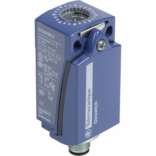 CompctLmtSwtchBod NoPlugIn Metal 1NO/1NC