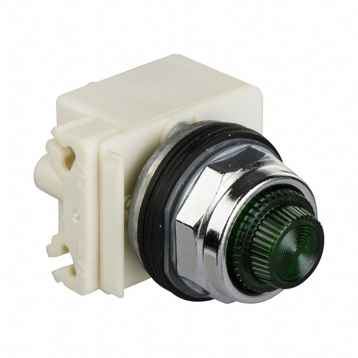 Pilot Light LED Green Fresnel