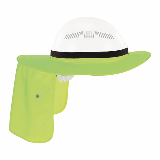 Hard Hat with Sun Shade Lime