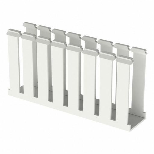 Wire Duct Wide Slot White 2.25 W x 5 D