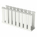 Wire Duct Wide Slot White 1.75 W x 4 D