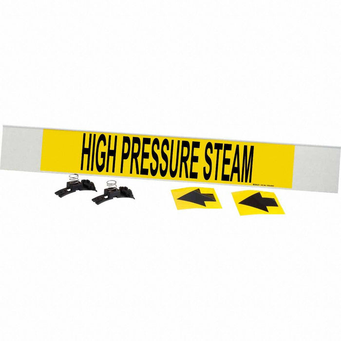 Pipe Mrkr High Prssre Steam 4in H 24in W