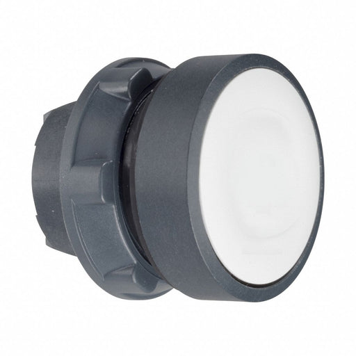 Flush Push Button White No Lamp 22mm