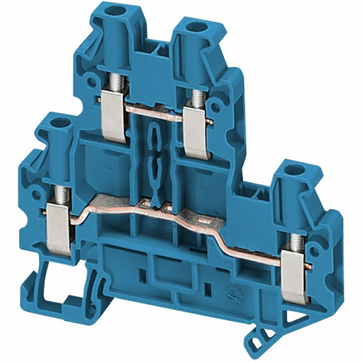 Terminal Block Screw-On Blue