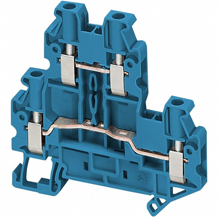 Terminal Block Screw-On Blue