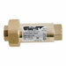 Dual Check Valve Copper Alloy 1/2 FNPT