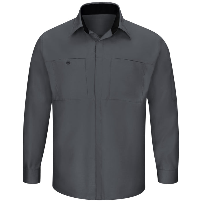 Men's Long Sleeve Performance Plus Shop Shirt with OilBlok Technology