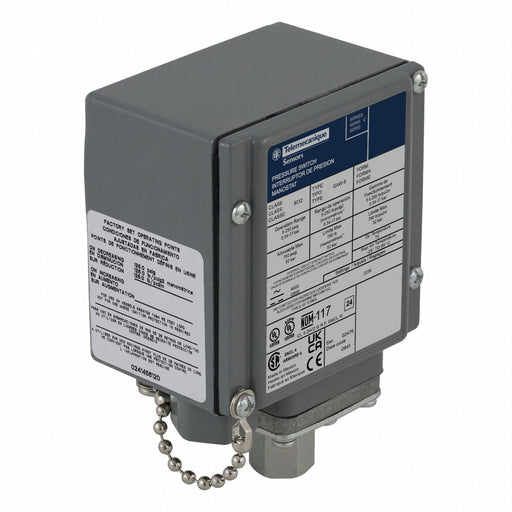 PressureSwtch 3-150psi Diaphragm 1NO/1NC
