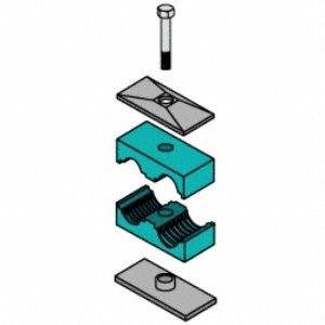 Vibration Beta Clamp 1/2 OD 2 5/32 W