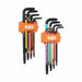 Hex Key Set SAE and Metric 18-Piece