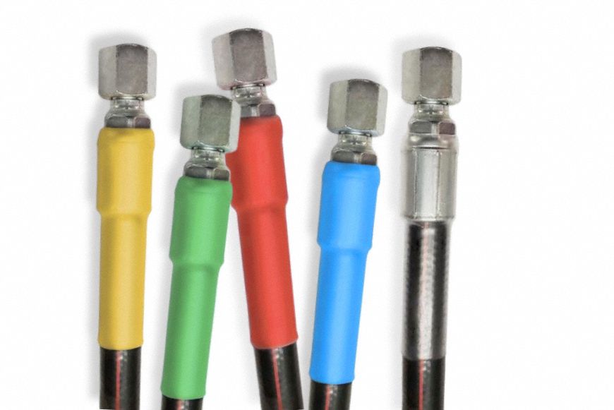 Color-Coded Shrink Tubing Black
