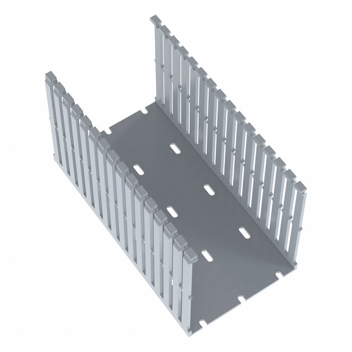WIRE DUCT NARROW SLOT GRAY 4.25 W X 5 D
