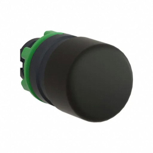 H6951 Mushroom Head Push Button Black 22mm
