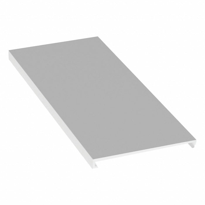 Wire Duct Cover Flush White 3.25Wx0.37D