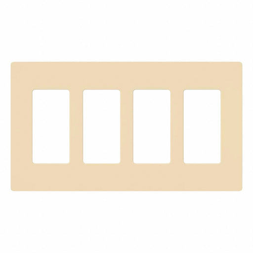 Wallplate 4-Gang Decora Ivory