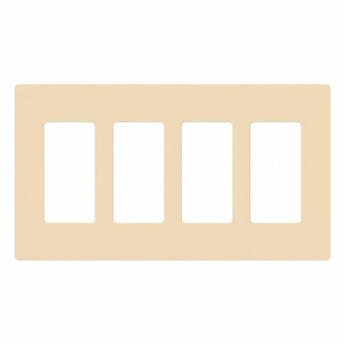 Wallplate 4-Gang Decora Ivory