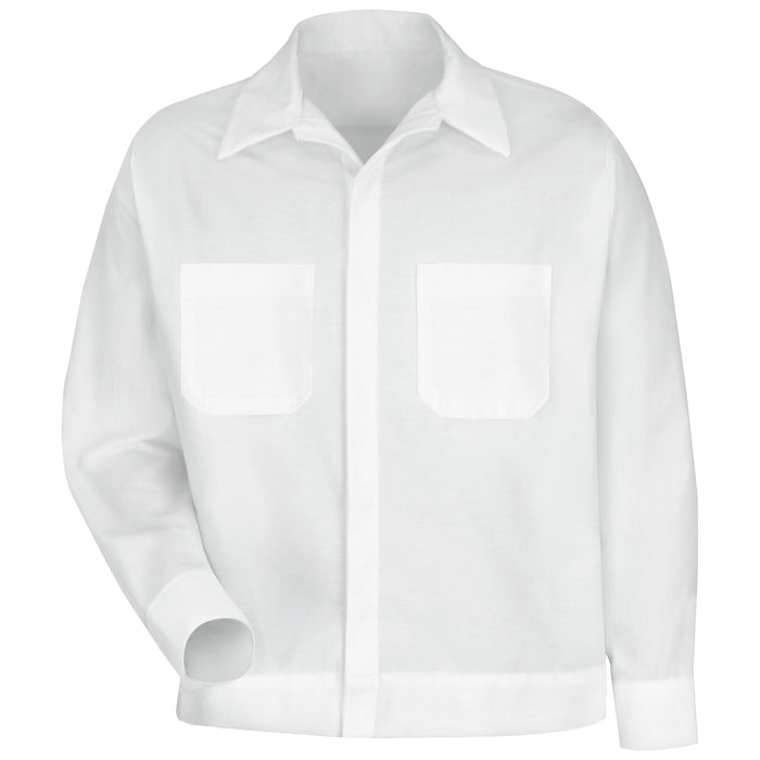 Men's Button-Front Shirt Jacket