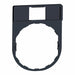 LegendPlateHolder Plastic Gray 22mm