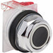 H7062 FlushPushButtonOperator NonIllum Blk 1NC