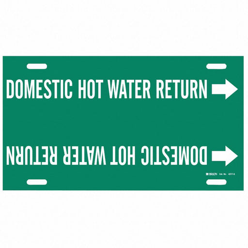 Pipe Marker Domestic Hot Water Return