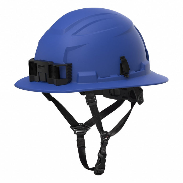 BLUE FULL BRIM HELMET CLASS E