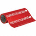 Pipe Marker Fire Protection Water 12in H