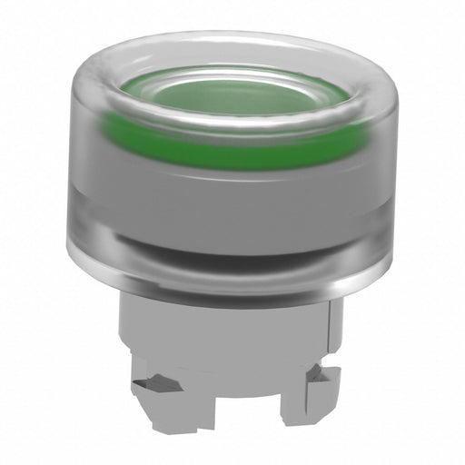H6995 Flush Push Button Green Non-Illum 22mm