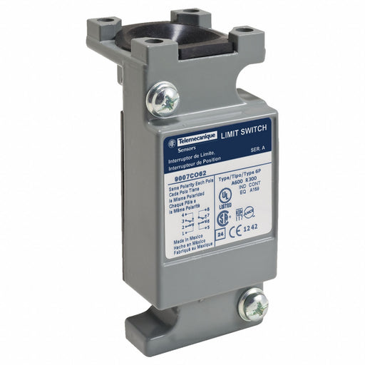 LimitSwitchBody Plug-In Zinc 2NO/2NC