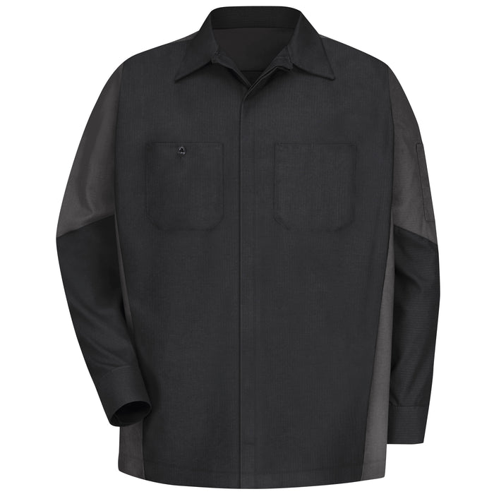 Men's Long Sleeve Two-Tone Crew Shirt