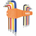 Hex Key Set Powder Coated 10 Piece