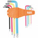 Powder Coated MM Hex Key Set 9pc