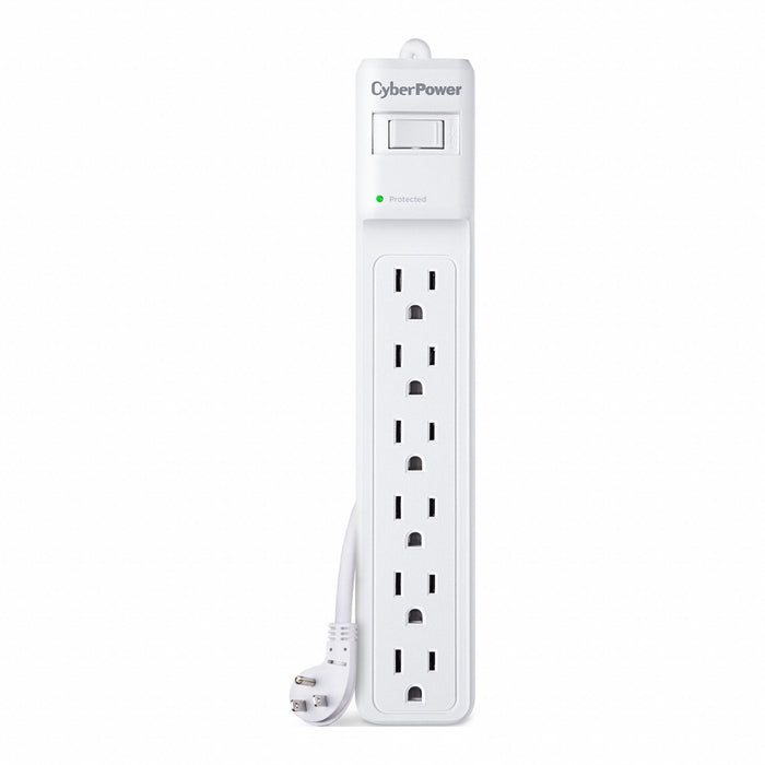 OutletStrip White 9-23/32in 6Outlets