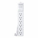 OutletStrip White 9-23/32in 6Outlets